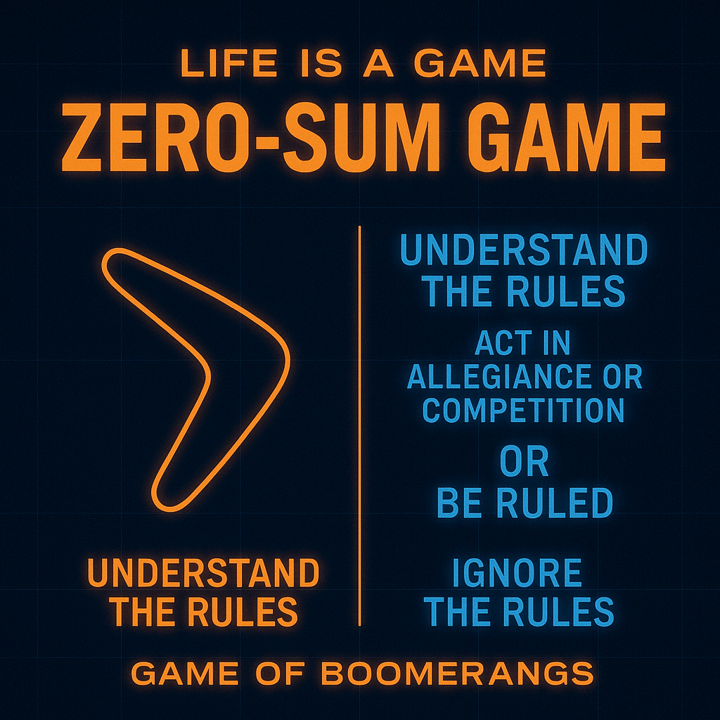 Life as a Zero-Sum Game